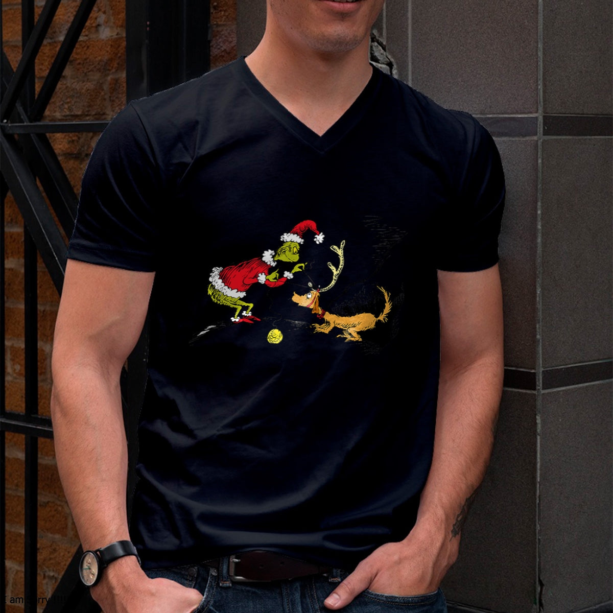 Dr. Seuss Reindeer T-shirt - Christmas Unisex T-Shirt/Hoodie/Sweatshirt - NINA00