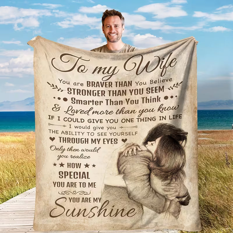 Special Gift For Your Wife Blanket - From Husband