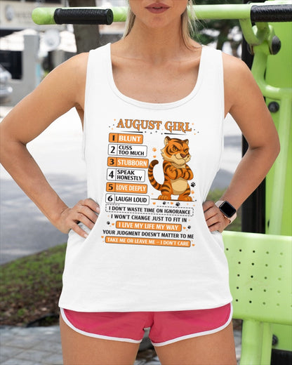 "I AM A AUGUST GIRL" - Birthday Gift For August Girls - FMA NINA08 (SKU2602-219-08)