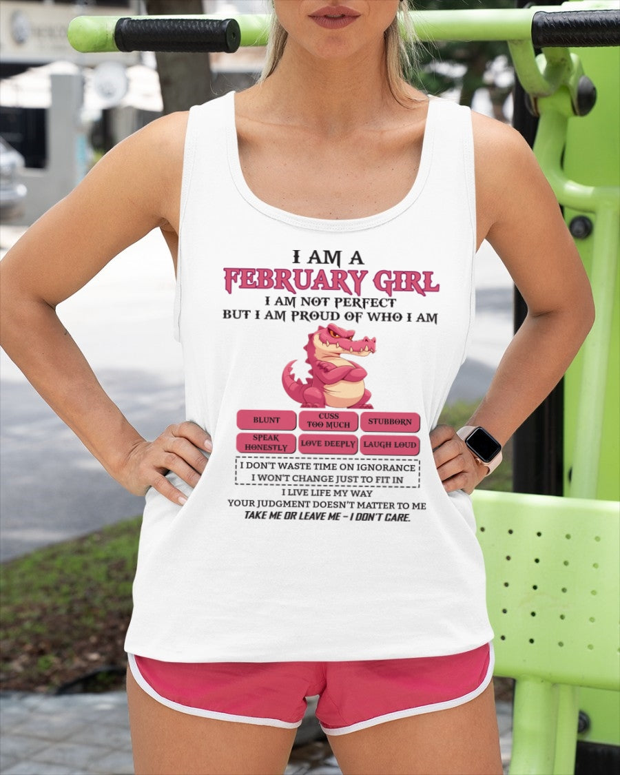 February Girl Shirt – Birthday Gift for Women - NINA02 FMA (SKU10-80-02)