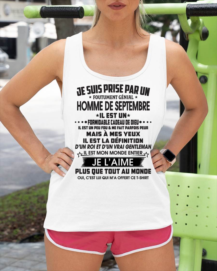 SEPTEMBRE – MAIS À MES YEUX, IL EST LA DÉFINITION D’UN ROI ET D’UN VÉRITABLE GENTLEMAN – DE SON MARI - FR09/NINA09 (SKU2602-14-09)