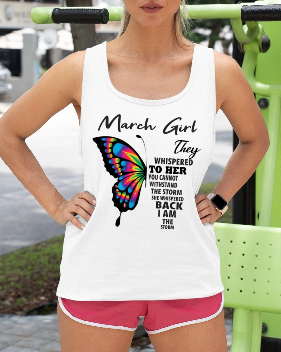 MARCH GIRL, THEY WHISPERED TO HER YOU CANNOT WITHSTAND THE STORM SHE WHISPERED BACK I AM THE STORM – NINA03 fma ( SKU26T-01297-03)