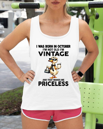 OCTOBER - I'M NOT OLD I'M VINTAGE AND THAT MAKES ME PRICELESS - FMA - NINA10 (SKU2604-90-10)