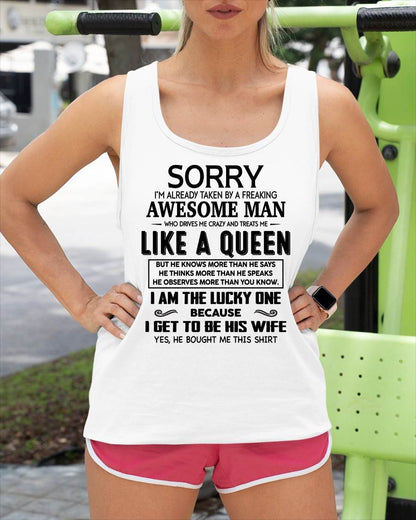 AN AWESOME MAN WHO DRIVES ME CRAZY AND TREATS ME LIKE A QUEEN - FROM HUSBAND - NINA00 (SKU26T-01286-00)