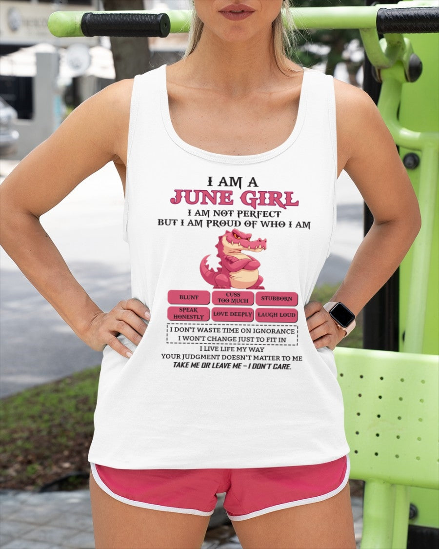 June Girl Shirt – Birthday Gift for Women - NINA06 FMA (SKU10-80-06)