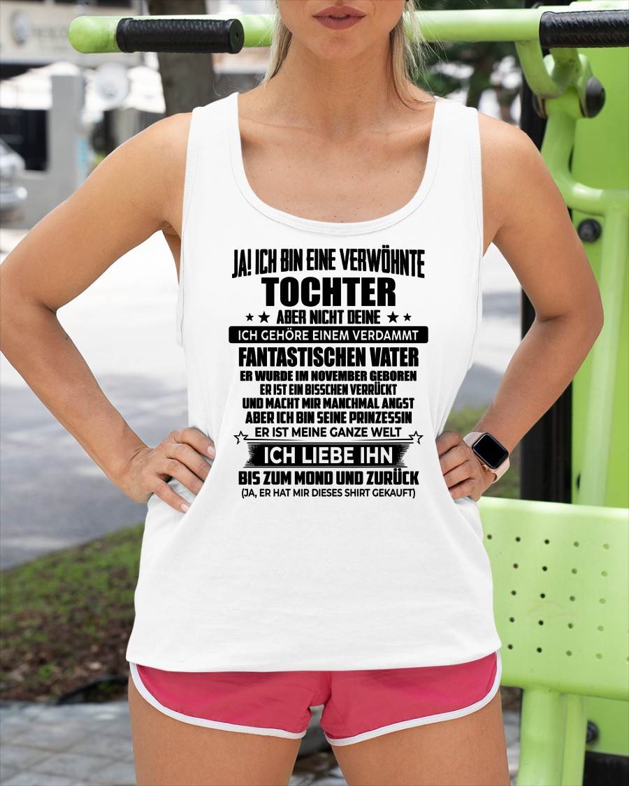 NOVEMBER - ICH GEHÖRE EINEM VERDAMMT FANTASTISCHEN VATER - Perfektes Geschenk für deine Tochter - GER/NINA11 (SKU2606-188-11)