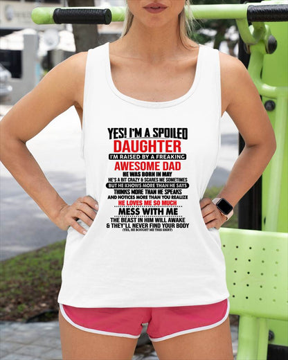 MAY - I'M RAISED BY A FREAKING AWESOME DAD - Gift for Daughter From Dad - NINA05 (SKU2610-134-05)