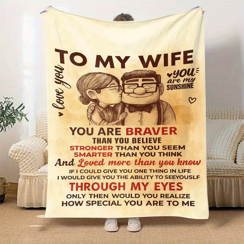Special Gift For Your Wife Blanket - From Husband