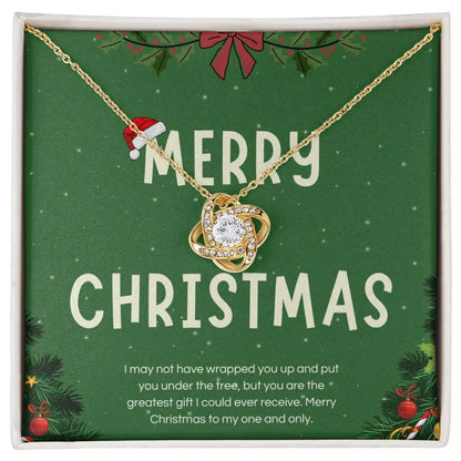 TO MY GRANDDAUGHTER FROM GRANDPA - Premium Love Knot Necklace
