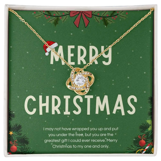 TO MY GRANDDAUGHTER FROM GRANDPA - Premium Love Knot Necklace