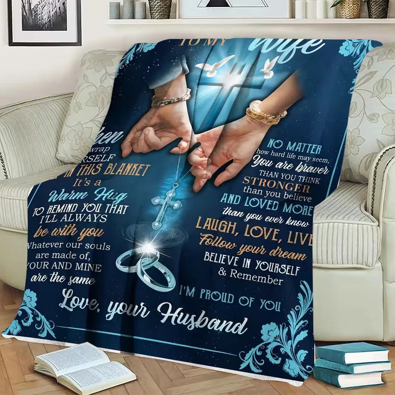 Special Gift For Your Wife Blanket - From Husband