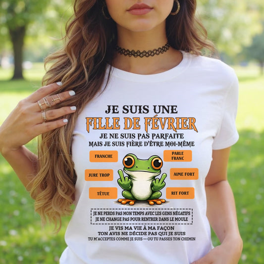 JE SUIS UNE FILLE DE FÉVRIER  - fma NINA02 / fr02 (SKU2603-02-02)