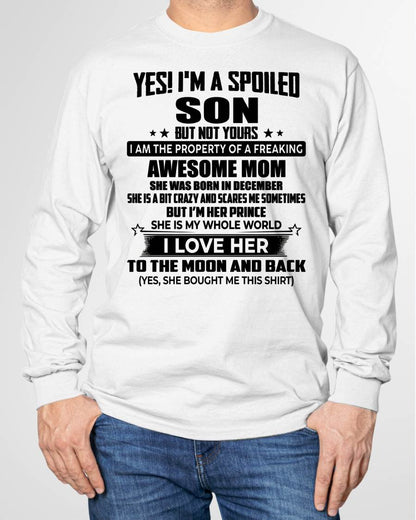 DECEMBER - I'M HER PRINCE I LOVE HER TO THE MOON AND BACK - FROM MOM - NINA12 (SKU2604-318-12)