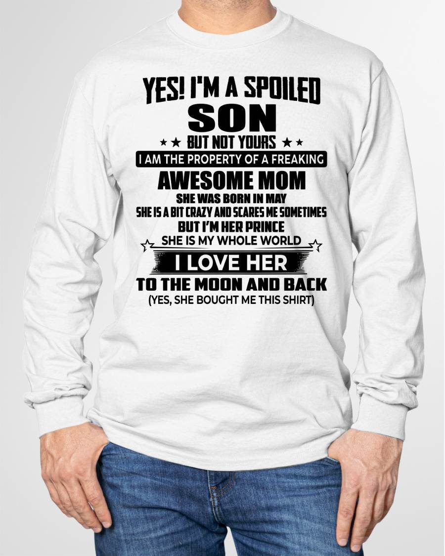 MAY - I'M HER PRINCE I LOVE HER TO THE MOON AND BACK - FROM MOM - NINA05 (SKU2604-318-05)