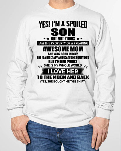 MAY - I'M HER PRINCE I LOVE HER TO THE MOON AND BACK - FROM MOM - NINA05 (SKU2604-318-05)