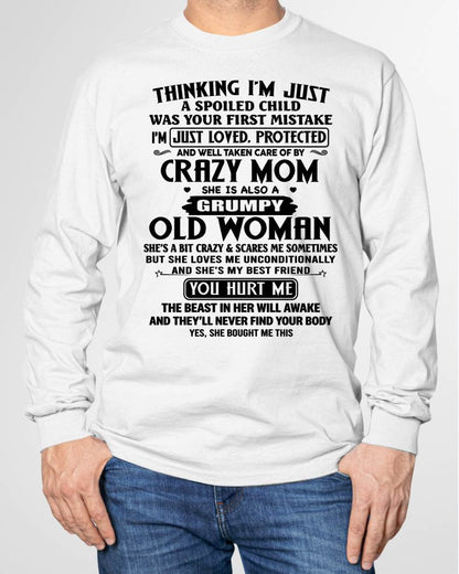 I'M JUST LOVED, PROTECTED AND WELL TAKEN CARE OF BY MY MOM - FROM MOM - NINA00 (SKU2603-293-00)