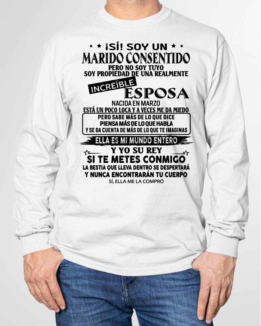 MARZO - ¡SÍ! SOY UN MARIDO CONSENTIDO - Regalo especial para tu novio o esposo - NINA03