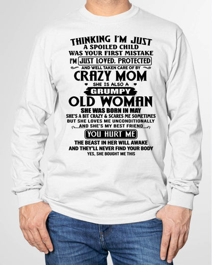 MAY - I'M JUST LOVED, PROTECTED AND WELL TAKEN CARE OF BY MY MOM - FROM MOM - NINA05 (SKU2603-293-05)