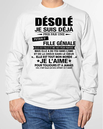DÉSOLÉ, JE SUIS DÉJÀ PRIS PAR UNE FILLE VRAIMENT GÉNIALE – DE LA PART DE MA FEMME - FR00/NINA00 (SKU2606-42-00)