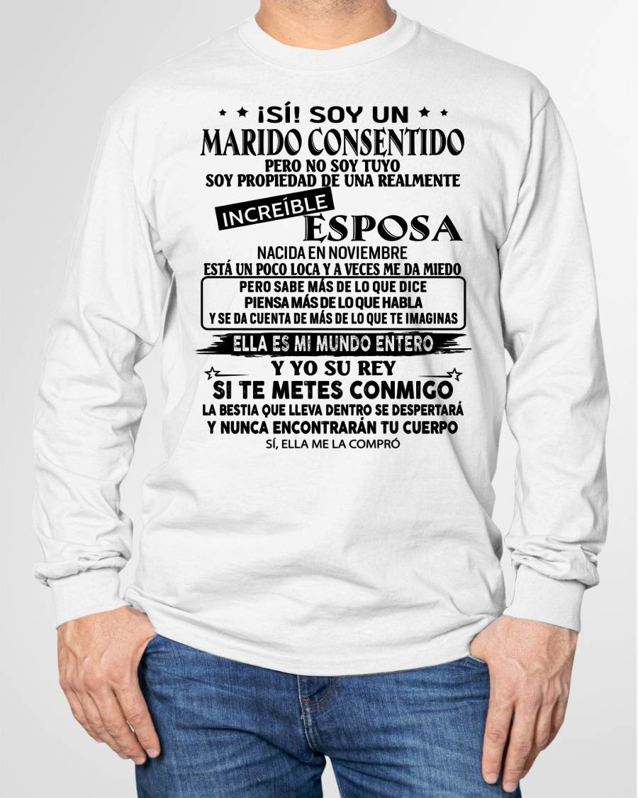 NOVIEMBRE - ¡SÍ! SOY UN MARIDO CONSENTIDO - Regalo especial para tu novio o esposo - NINA11