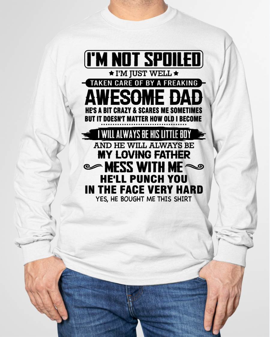 I WILL ALWAYS BE HIS LITTLE BOY AND HE WILL ALWAYS BE MY LOVING FATHER - FROM DAD - NINA00 (SKU26T-01236-00)