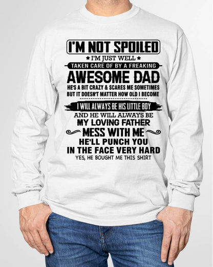 I WILL ALWAYS BE HIS LITTLE BOY AND HE WILL ALWAYS BE MY LOVING FATHER - FROM DAD - NINA00 (SKU26T-01236-00)