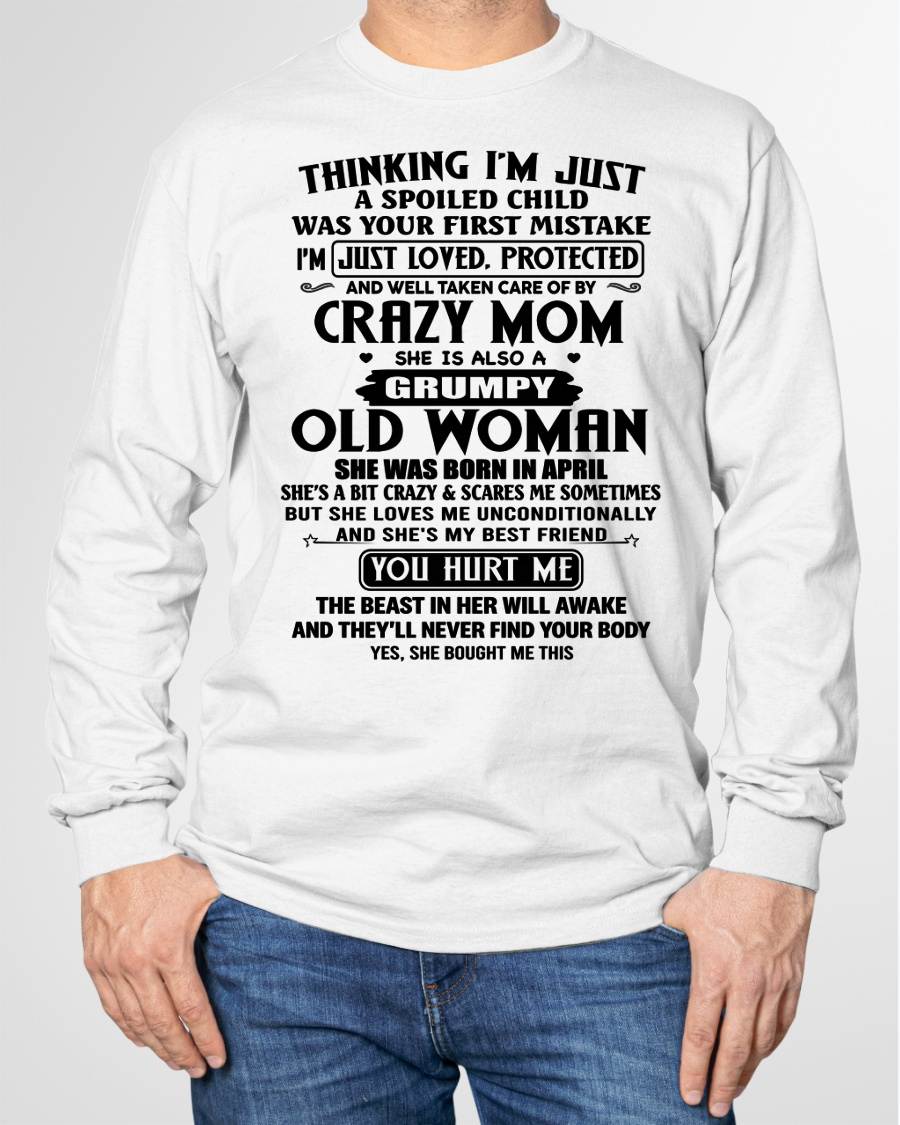 APRIL - I'M JUST LOVED, PROTECTED AND WELL TAKEN CARE OF BY MY MOM - FROM MOM - NINA04 (SKU2603-293-04)