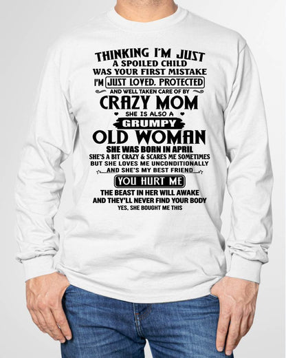 APRIL - I'M JUST LOVED, PROTECTED AND WELL TAKEN CARE OF BY MY MOM - FROM MOM - NINA04 (SKU2603-293-04)