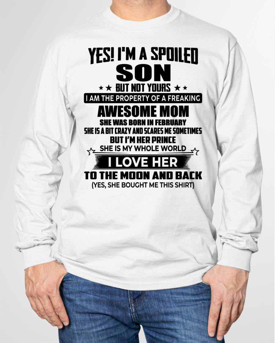 FEBRUARY - I'M HER PRINCE I LOVE HER TO THE MOON AND BACK - FROM MOM - NINA02 (SKU2604-318-02)