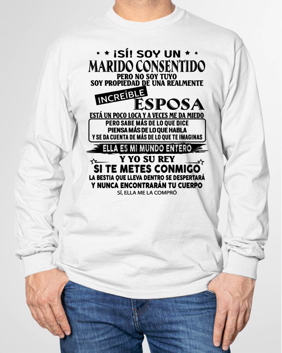 iSÍ! SOY UN MARIDO CONSENTIDO  - Regalo especial para tu novio o esposo - NINA00