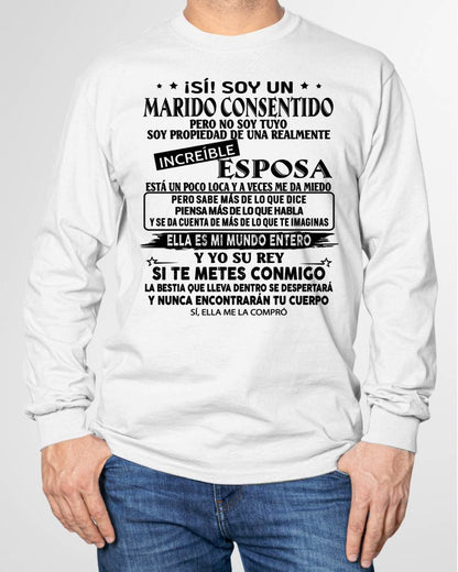iSÍ! SOY UN MARIDO CONSENTIDO  - Regalo especial para tu novio o esposo - NINA00