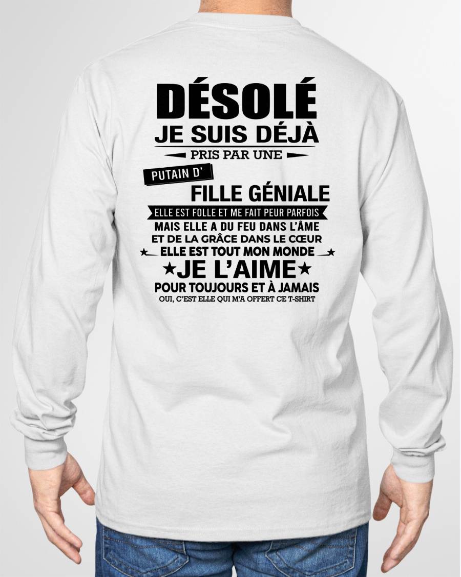 DÉSOLÉ, JE SUIS DÉJÀ PRIS PAR UNE FILLE VRAIMENT GÉNIALE – DE LA PART DE MA FEMME - FR00/NINA00 (SKU2606-112-00)