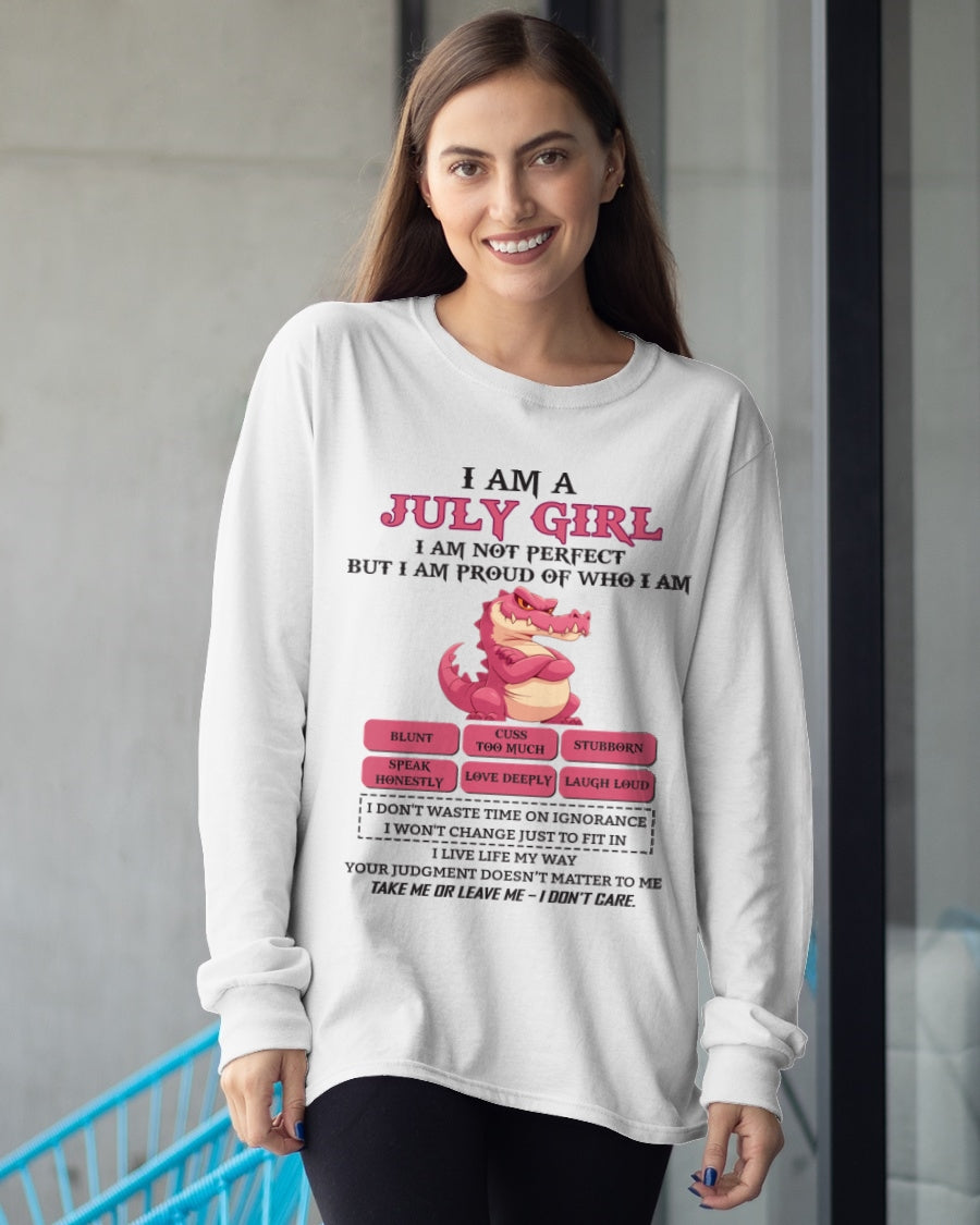 July Girl Shirt – Birthday Gift for Women - NINA07 FMA (SKU10-80-07)