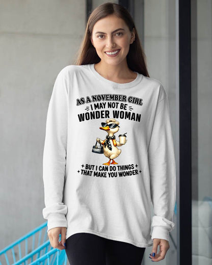 NOVEMBER - I may not be WONDER WOMAN But I can do things that make you WONDER - FMA - NINA11 (SKU2604-203-11)