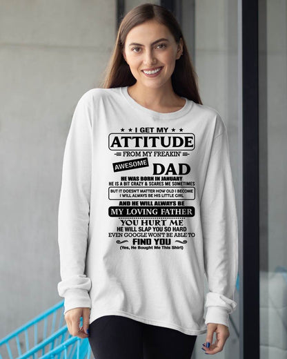 JANUARY - I WILL ALWAYS BE HIS LITTLE GIRL AND HE WILL ALWAYS BE MY LOVING FATHER - FROM DAD - NINA01 (SKU2605-120-01)