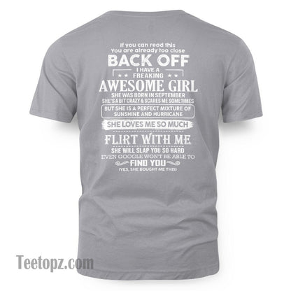 September – Awesome Girlfriend Born In September – Special gift for your Boyfriend – From Wife NINA09 (SKU06-17-09)
