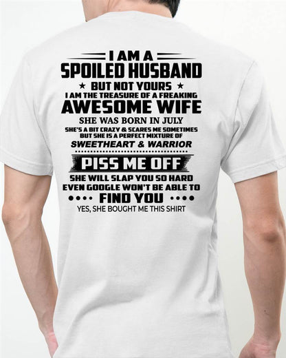 JULY - I AM THE TREASURE OF A FREAKING AWESOME WIFE - FROM WIFE - NINA07 (SKU2604-308-07)