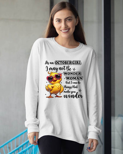 OCTOBER - I MAY NOT BE WONDER WOMAN BUT I CAN DO THINGS THAT MAKE YOU WONDER - FMA - NINA10 (SKU2604-03-10)