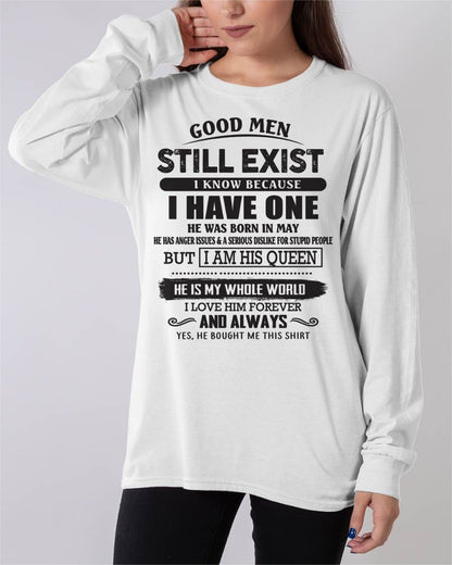 May - Good Men Still Exist - Perfect Gift For Girlfriend, Wife From Husband - NINA05(SKU07-166-05)
