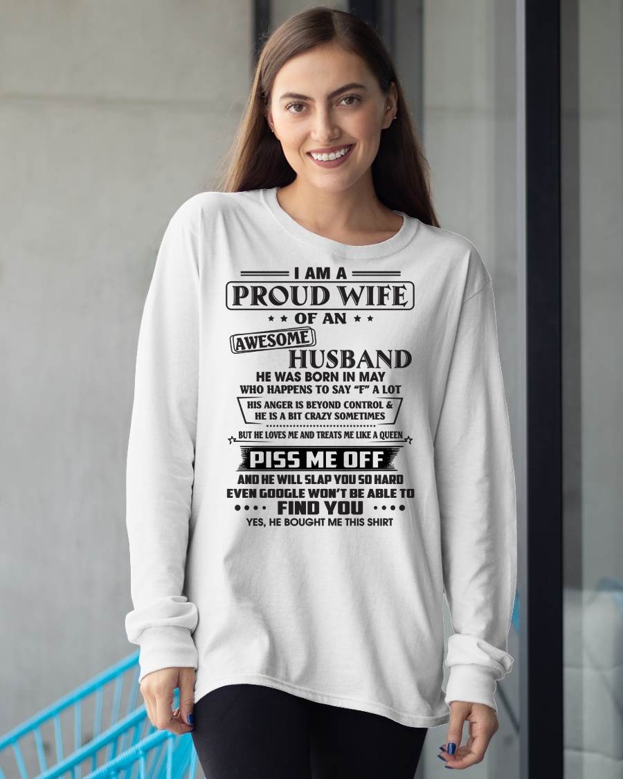 MAY - HE WILL SLAP YOU SO HARD EVEN GOOGLE WON’T BE ABLE TO FIND YOU - FROM HUSBAND - NINA05 (SKU2602-81-05)