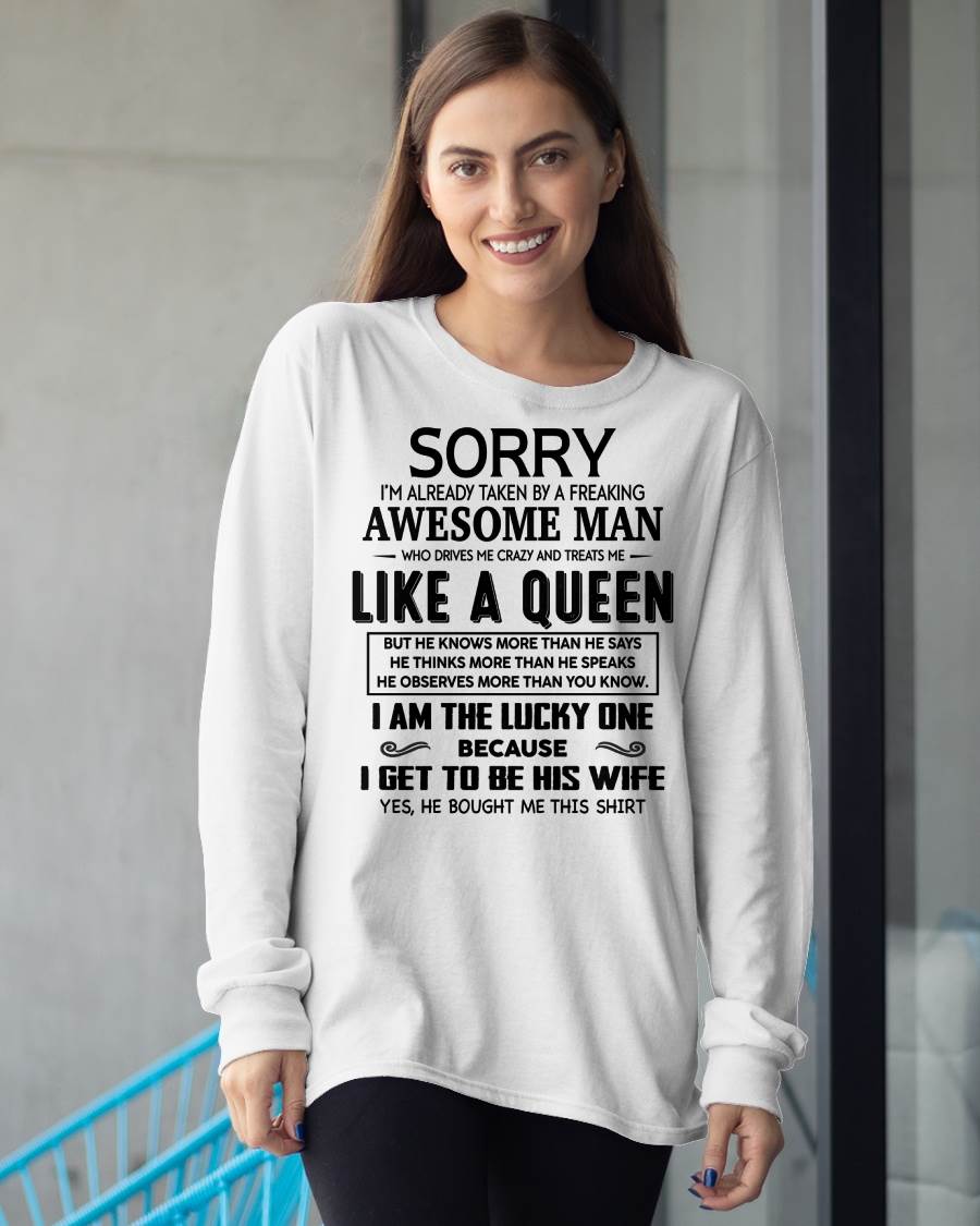 AN AWESOME MAN WHO DRIVES ME CRAZY AND TREATS ME LIKE A QUEEN - FROM HUSBAND - NINA00 (SKU26T-01286-00)