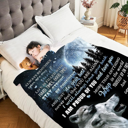 Special Gift For Your Son Blanket - From Mom