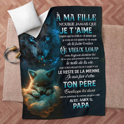 Cadeau Spécial Pour Ta Fille Couverture - De Papa (SKUB12-161)