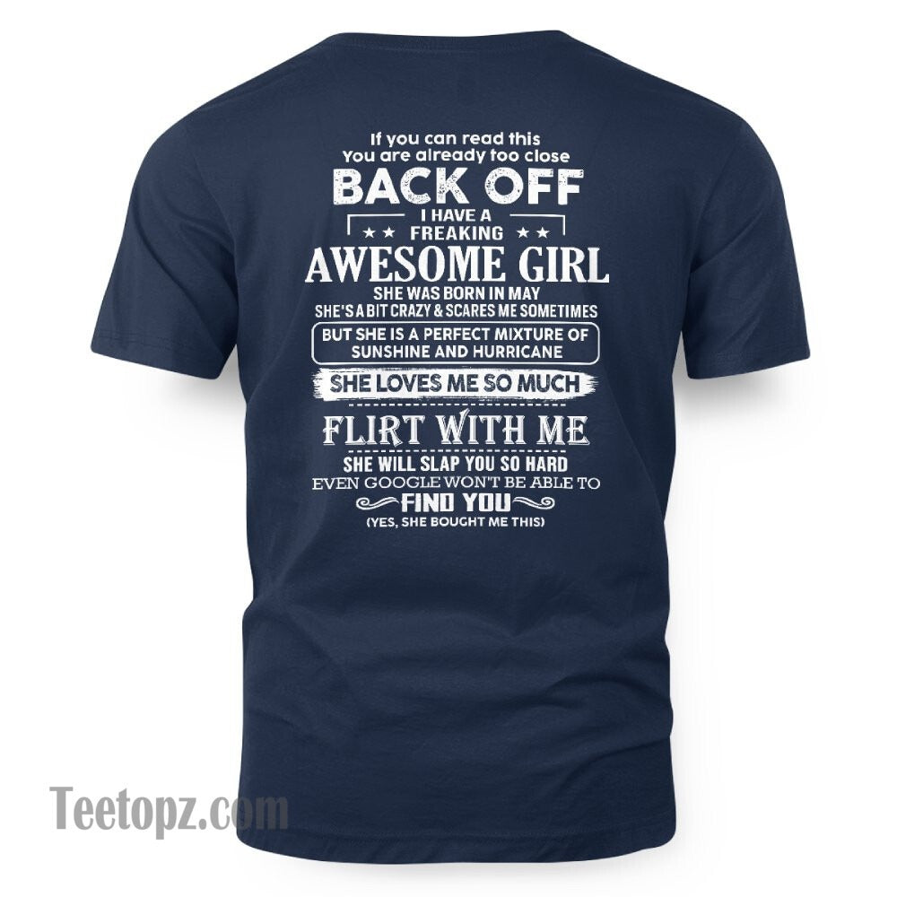 May – Awesome Girlfriend Born In May – Special gift for your Boyfriend – From Wife NINA05 (SKU06-17-05)