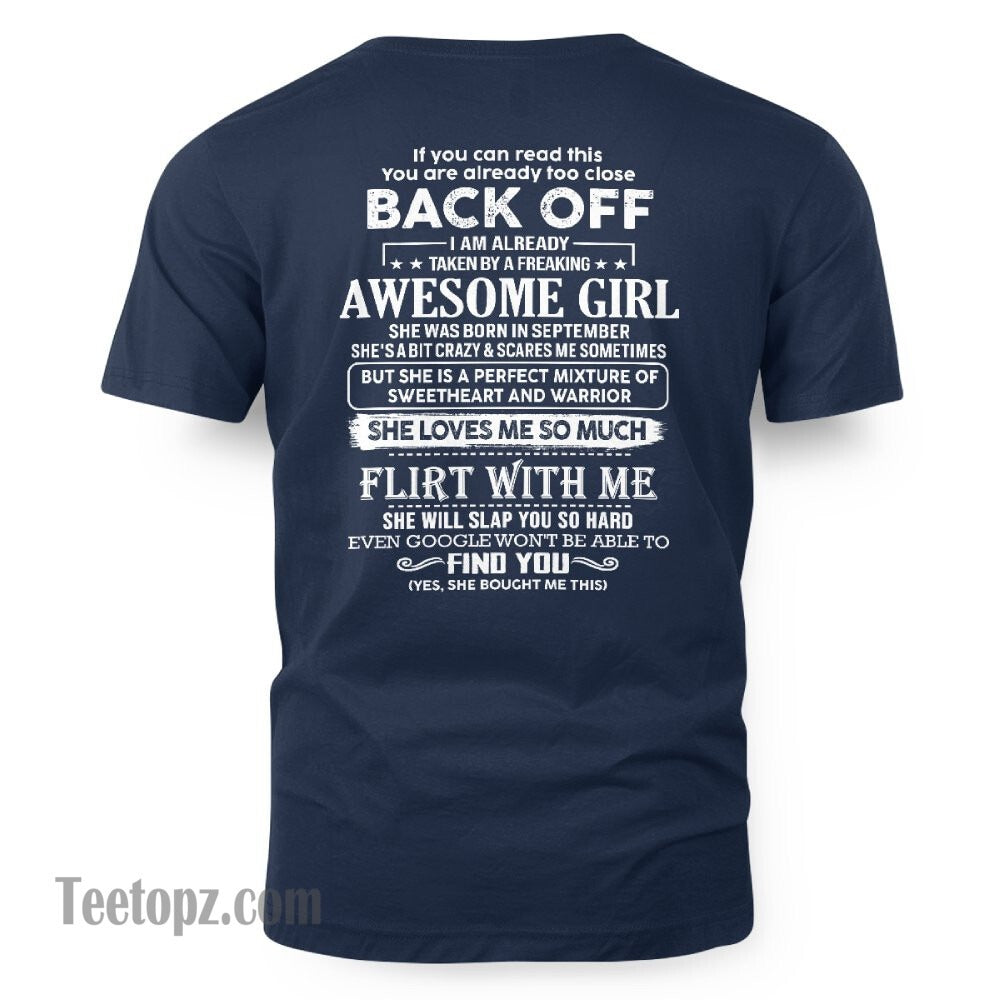 September – Awesome Girlfriend Born In September – Special gift for your Boyfriend – From Wife NINA09 (SKU06-25-09)