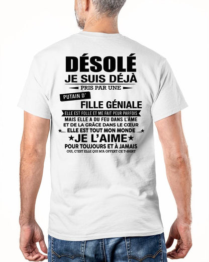 DÉSOLÉ, JE SUIS DÉJÀ PRIS PAR UNE FILLE VRAIMENT GÉNIALE – DE LA PART DE MA FEMME - FR00/NINA00 (SKU2606-112-00)