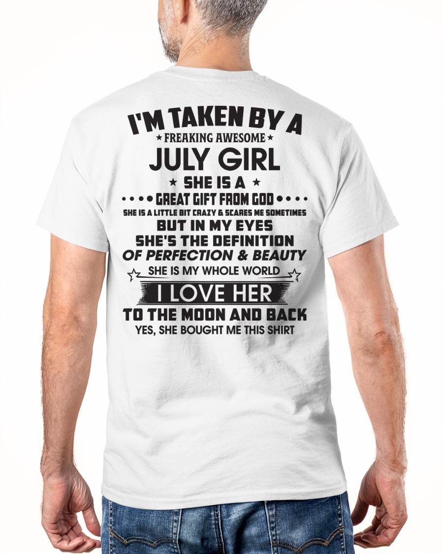 JULY - SHE IS A GREAT GIFT FROM GOD - FROM WIFE - NINA07 (SKU2602-30-07)