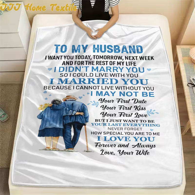 Special Gift For Your Husband Blanket - From Wife