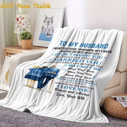 Special Gift For Your Husband Blanket - From Wife