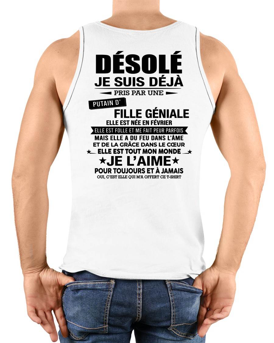 FÉVRIER - DÉSOLÉ, JE SUIS DÉJÀ PRIS PAR UNE FILLE VRAIMENT GÉNIALE – DE LA PART DE MA FEMME - FR02/NINA02 (SKU2606-112-02)